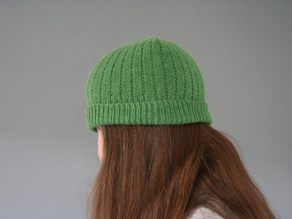 Base Camp hat knitting pattern for a unisex beanie in 4 sizes 40-60cm
