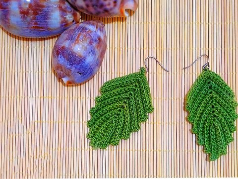 Häkelanleitung Blatt-Ohrringe • Boho Schmuck PDF + Video