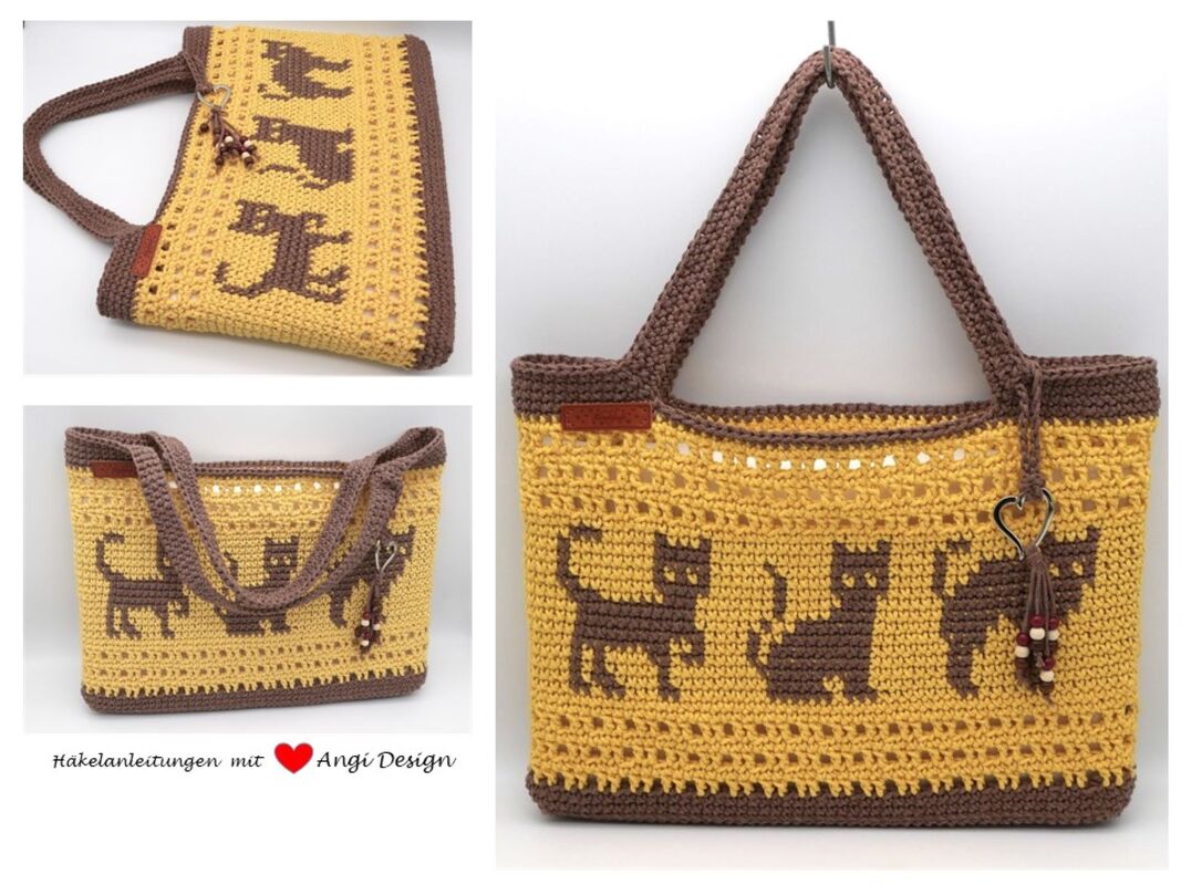 Shopper mit Kätzchen