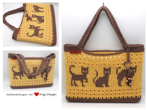 Shopper mit Kätzchen