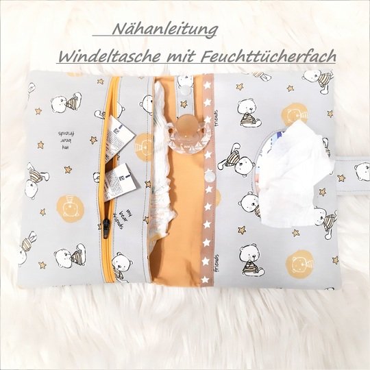 Nähanleitung für eine praktische Windeltasche