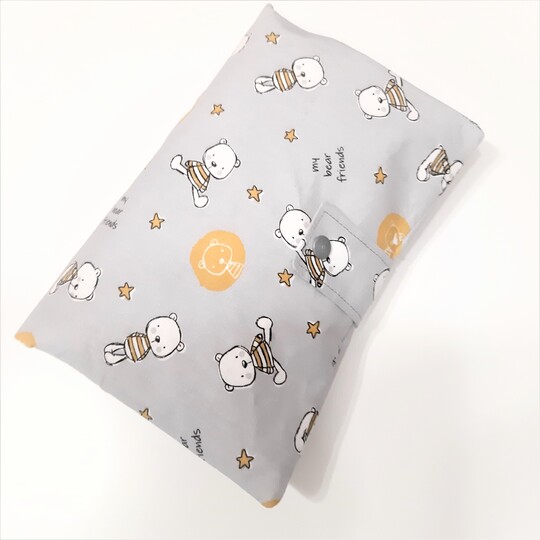 Windeltasche mit Feuchttücherfach Nähanleitung in deutsch und englisch