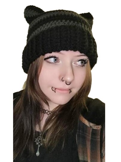 Häkelanleitung * KATZENHAUBE & STULPEN *