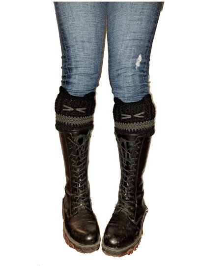 Häkelanleitung * KATZENHAUBE & STULPEN *