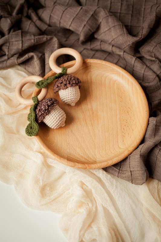 Acorn Baby Rattle - Crochet Pattern - Image 9
