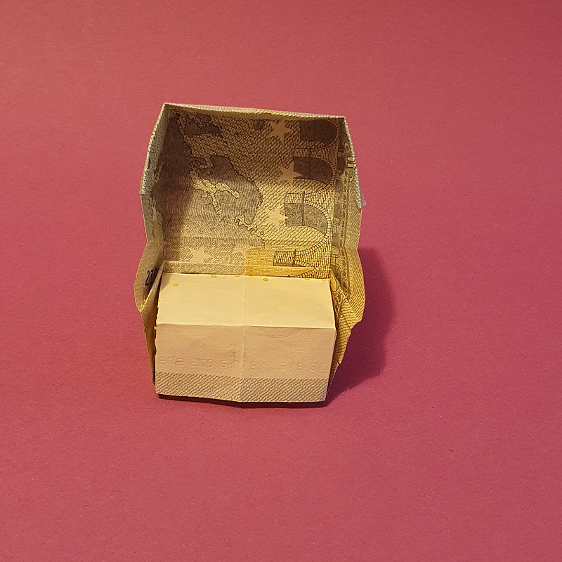 Origami Geldschein Strandkorb (**)