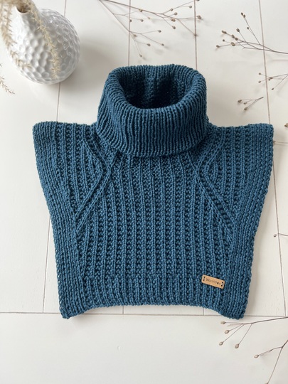 Strickanleitung – Kragenschal NELLY NECK – onesize - No.264