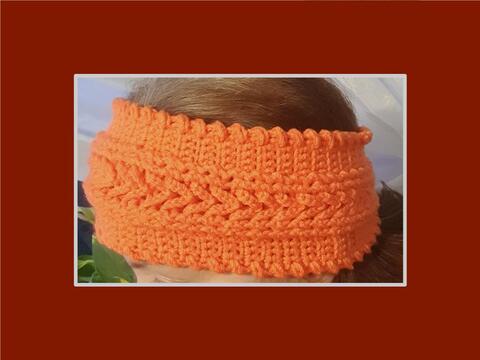 Damen Stirnband Sharon, Häkelanleitung