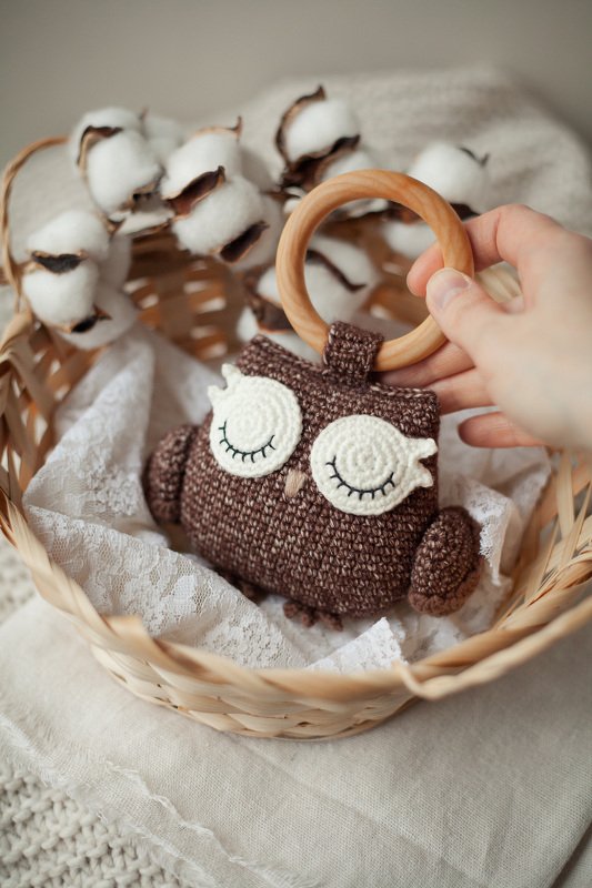 Owl Baby Rattle - Crochet Pattern - Image 7