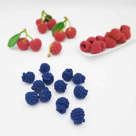 Blueberry Amigurumi Crochet Plush - Fruit, Food, Sweet, Berry