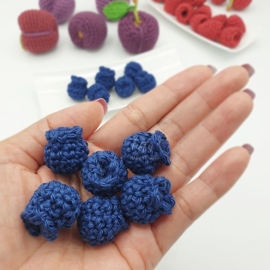 The Perfect Blueberry | Amigurumi Fruit Crochet Pattern PDF