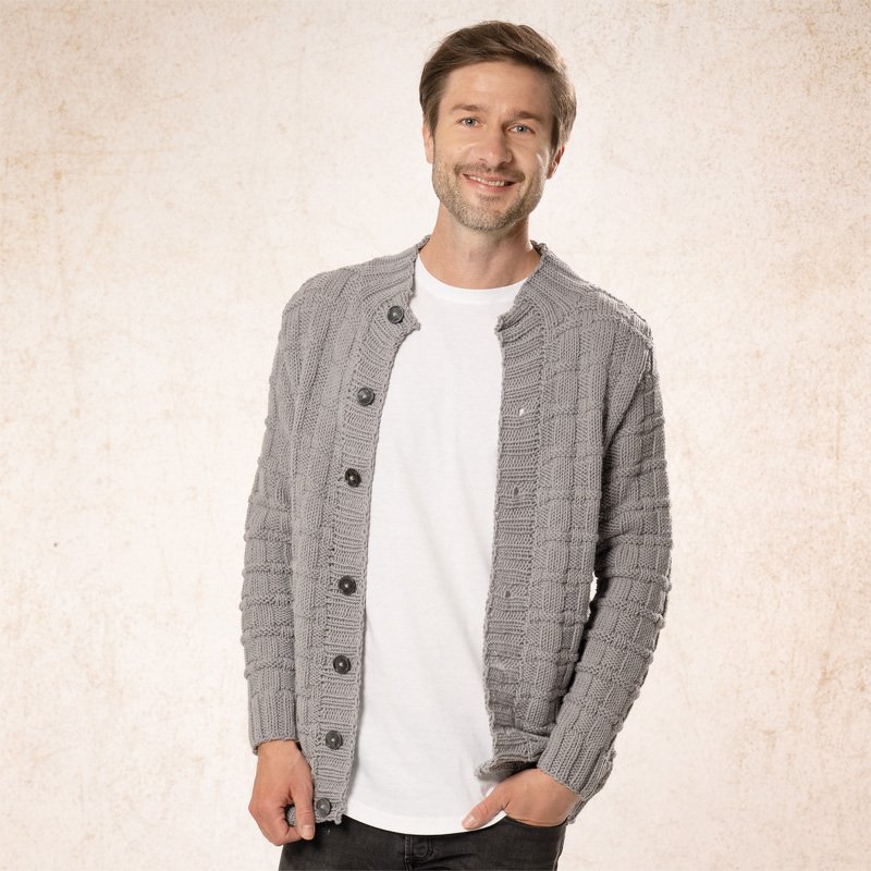 Strickanleitung Herrenjacke "Bozen" 763053 - Bild 2
