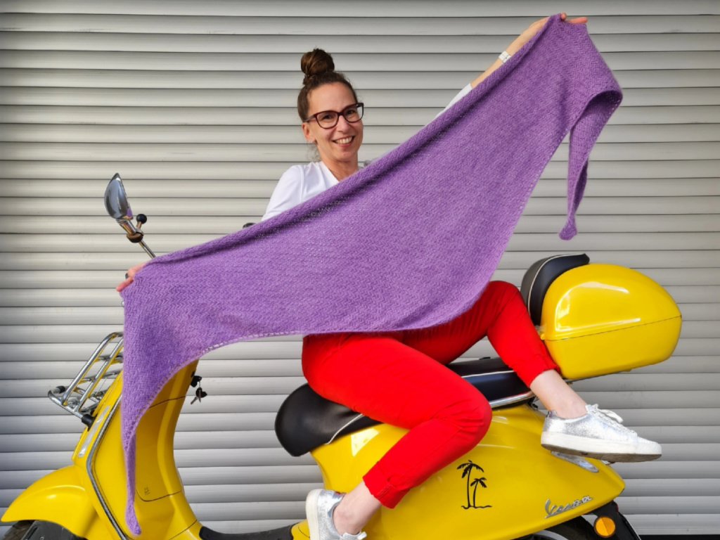 Strickanleitung Tuch Meline