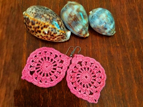 Crochet Leaf Earrings Pattern – PDF Download + Video Tutorial