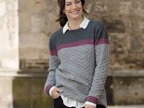 Strickanleitung Damenpullover "Como" 763066