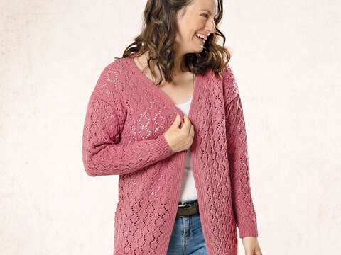 Strickanleitung Damenjacke "Delhi" 763015