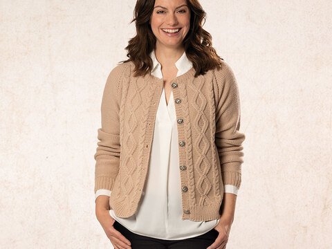 Strickanleitung Damenjacke "Sidney" 763065