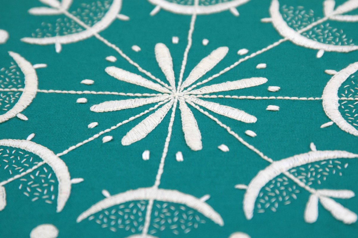 Embroidery Pattern Snowflake Mandala