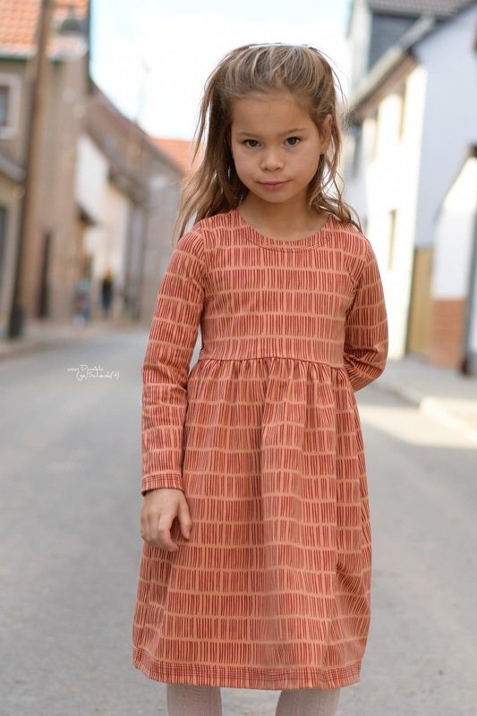 Basic Kleid  Gr. 86 - 164 - Bild 8