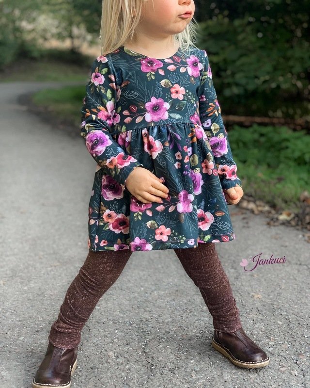 Basic Kleid  Gr. 86 - 164 - Bild 9