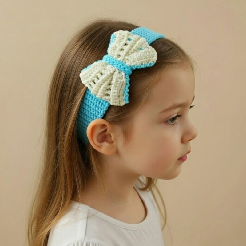 Crochet Bow Headband Pattern – PDF Download + Video Tutorial - Image 14