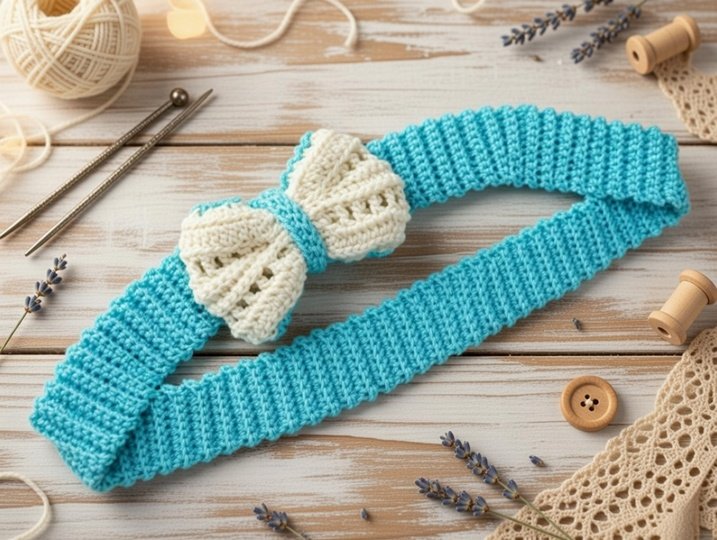 Crochet Bow Headband Pattern – PDF Download + Video Tutorial