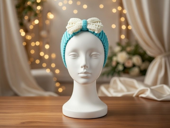 Crochet Bow Headband Pattern – PDF Download + Video Tutorial