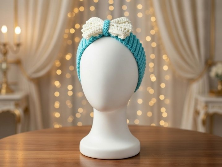 Crochet Bow Headband Pattern – PDF Download + Video Tutorial
