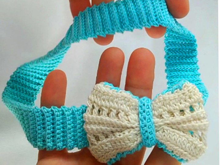 Häkelmuster Stirnband mit Schleife – PDF Anleitung + Video Tutorial