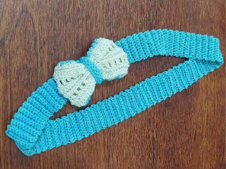 Häkelmuster Stirnband mit Schleife – PDF Anleitung + Video Tutorial
