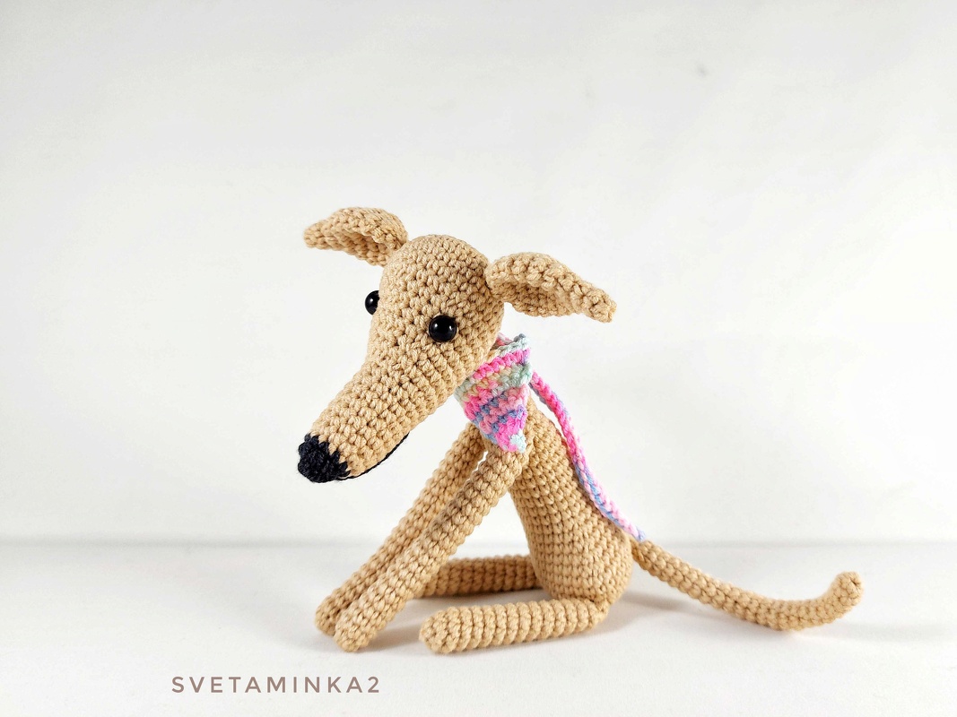 Dog Crochet Pattern Greyhound Whippet Italian Greyhound Sighthound Galgo - Image 2