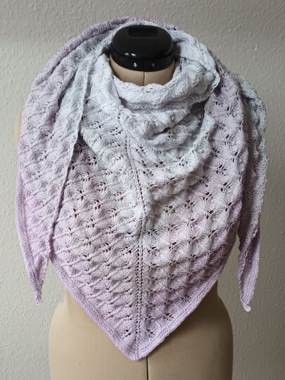 Strickanleitung für das Dreieckstuch "Araya"