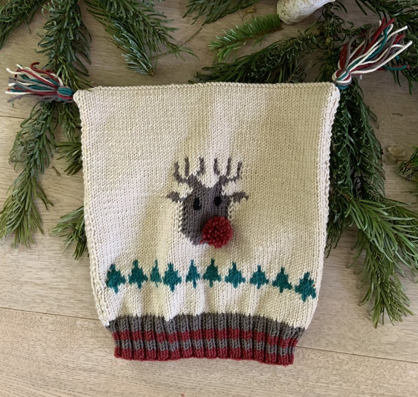 Rudolph-mit-der-roten-Nase-Kindermütze