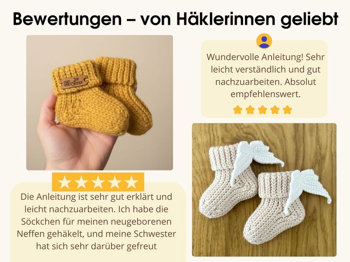 Сrochet Baby Socks Pattern – Ribbed Socks – 3 Sizes