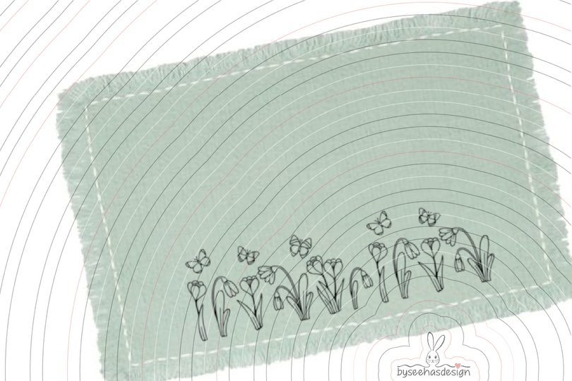 Spring Flowers Plotterdatei SVG DXF