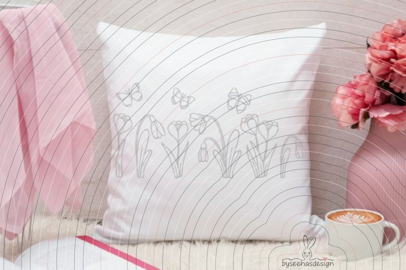 Spring Flowers Plotterdatei SVG DXF