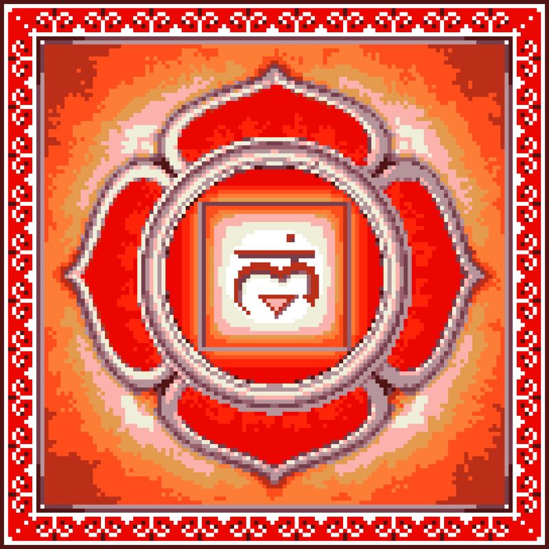 MULADHARA - ROOT CHAKRA - pattern for sc crochet blanket - Image 2