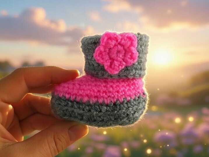 Crochet Baby Booties PDF + Video – Easy Pattern for Newborn Shoes