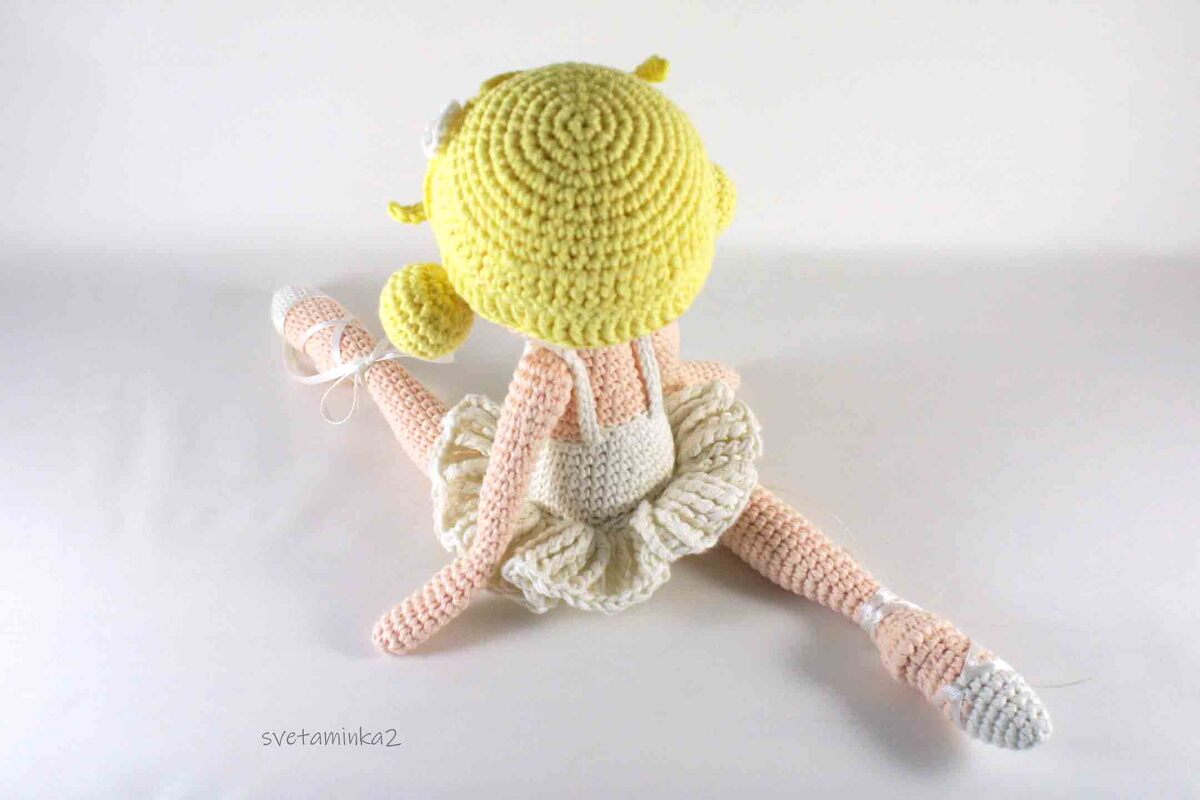 Doll Pattern Crochet Ballerina Doll Amigurumi Pattern - Image 7