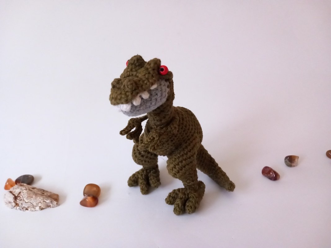 T-REX. Tyrannosaurus Rex. Dinosaurs. Crochet pattern - Image 2