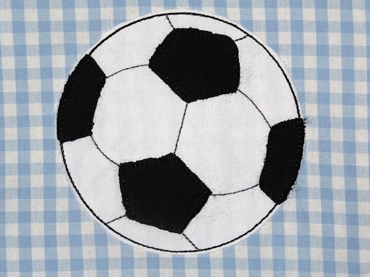 Stickdatei - Fussball Fußball Doodle