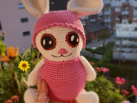 Süßer Hase | niedlicher Osterhase Häkelanleitung PDF