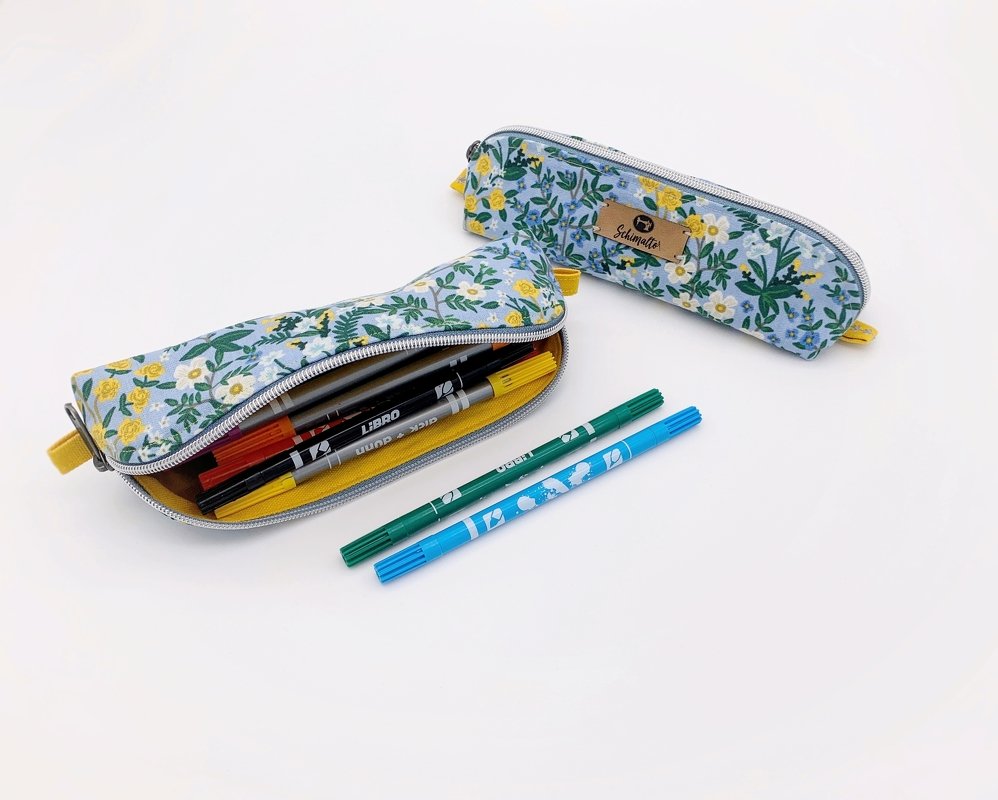 Stifteetui Emil mit Schnittmuster zum Ausdrucken