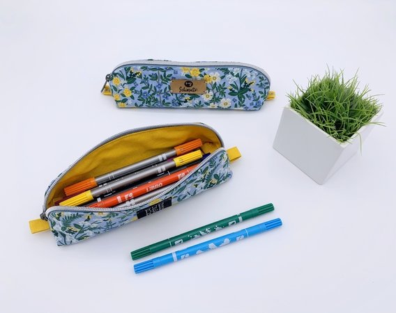 Weihnachtliche Stifte- & Kosmetiktasche – Mit Reißverschluss, Ca. 20 Cm Lang, Aus Mikrofaser & Oxford-Stoff