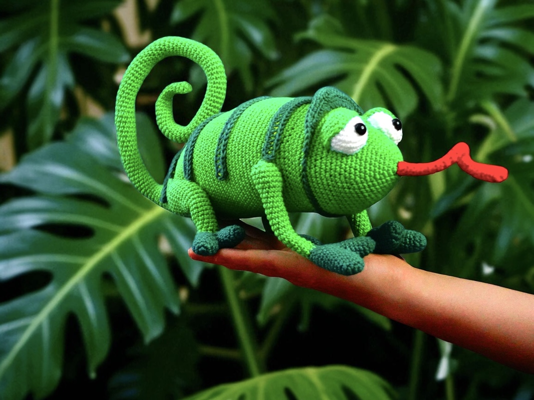Chameleon Maik - Crochet Pattern