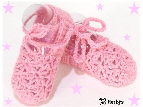 Häkelanleitung Babyschuhe "Primaballerina"