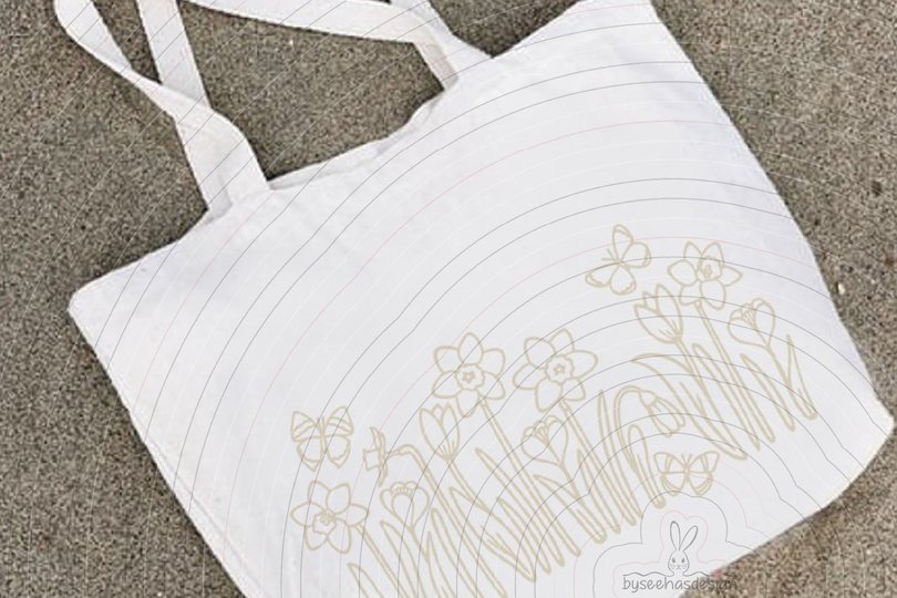 Easter Flowers Plotterdatei SVG DXF