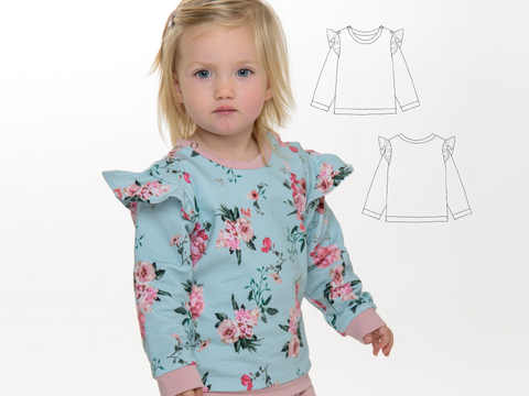 sewing pattern baby set SOPHIE photo tutorial 0m/1m–3y/4y