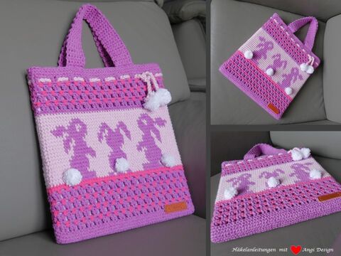 Häkeltasche mit Häschen