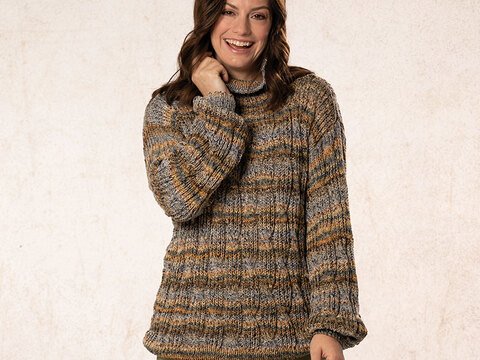 Strickanleitung Damenpullover "Messina" 763126